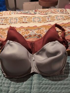 2 Wacoal Basic Beauty Bras, 38DDD